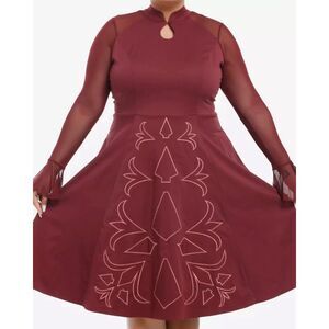 Her Universe Star Wars Ahsoka Mesh Retro Dress Plus Size 18 Nwt